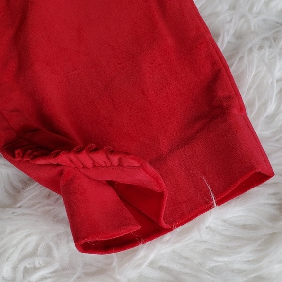 RSVP BY TALBOTS Velvet Like Ruffled Dress … - Picture 4 of 7
